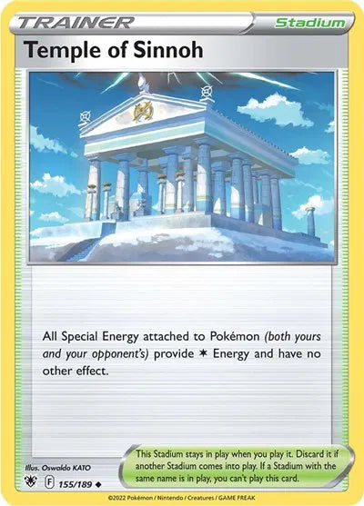 155/189 Temple of Sinnoh Reverse Holo - Astral Radiance
