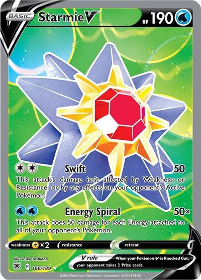 166/189 Starmie V - Astral Radiance