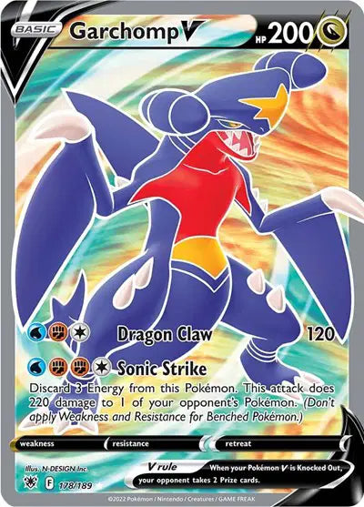 178/189 Garchomp V - Astral Radiance