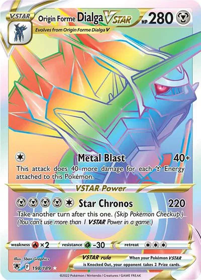 198/189 Origin Forme Dialga VStar - Astral Radiance