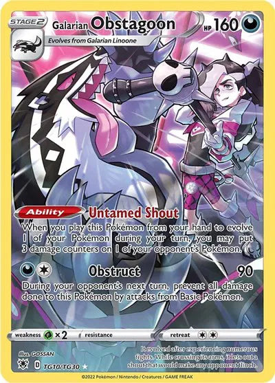TG10/TG30 Galarian Obstagoon - Astral Radiance