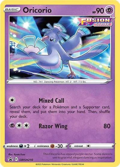 SWSH210 Oricorio - SWSH Black Star Promo