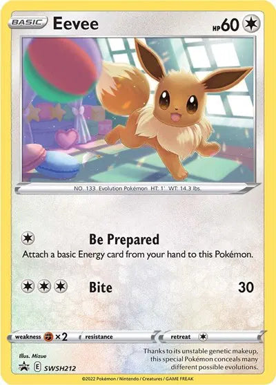 SWSH212 Eevee - SWSH Black Star Promo