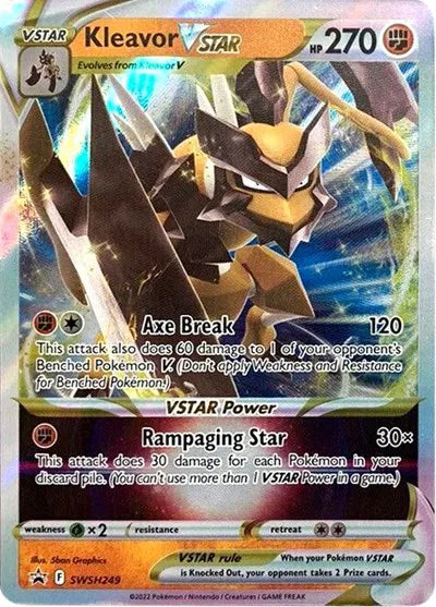 SWSH249 Kleavor VStar - SWSH Black Star Promo
