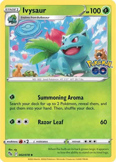 002/078 Ivysaur Reverse Holo