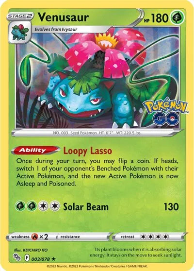 003/078 Venusaur Holofoil