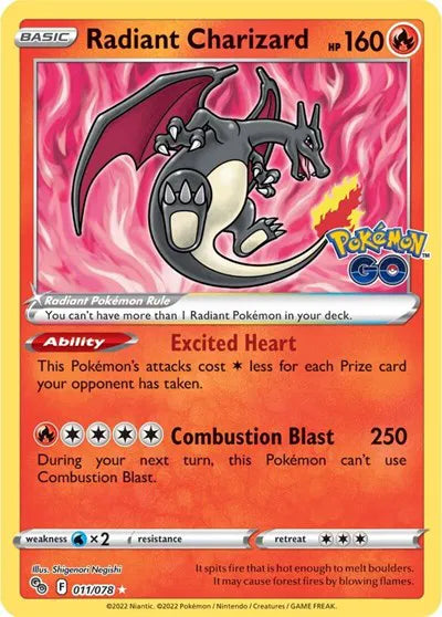 011/078 Radiant Charizard