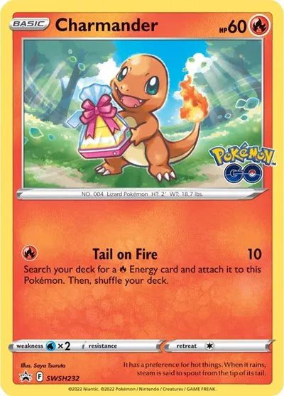 SWSH232 Charmander - SWSH Black Star Promo