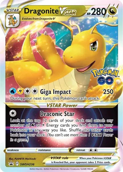 SWSH236 Dragonite VStar - SWSH Black Star Promo