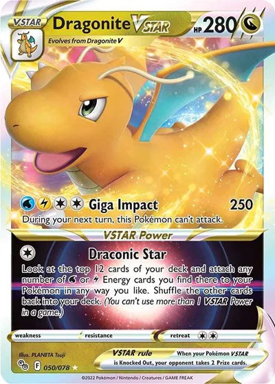 050/078 Dragonite VStar - Pokemon Go