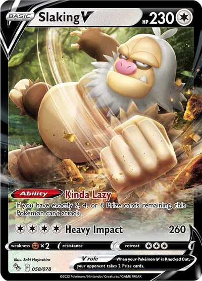 058/078 Slaking V - Pokemon Go