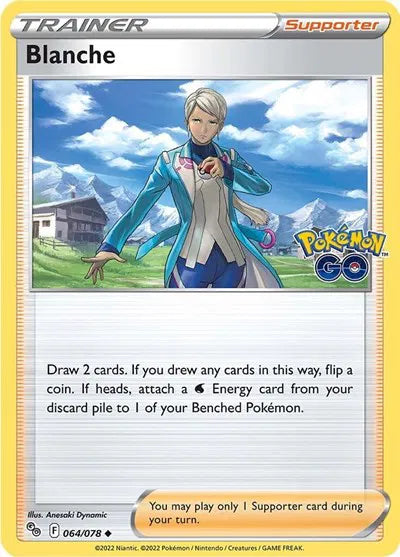 064/078 Blanche Reverse Holo - Pokemon Go