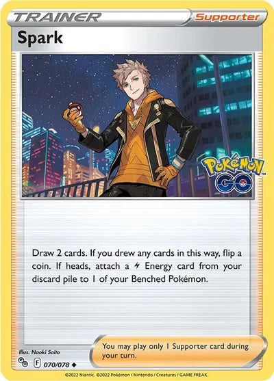 070/078 Spark Reverse Holo - Pokemon Go