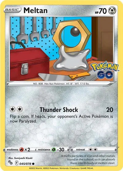 045/078 Meltan Reverse Holo - Pokemon Go