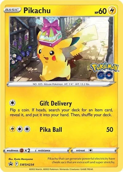 SWSH234 Pikachu - SWSH Black Star Promo