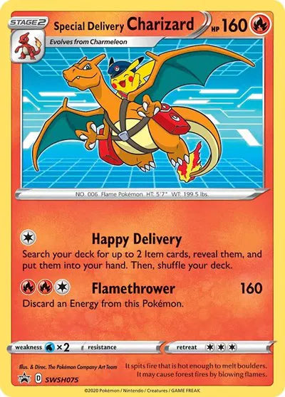 SWSH075 Special Delivery Charizard - SWSH Black Star Promo