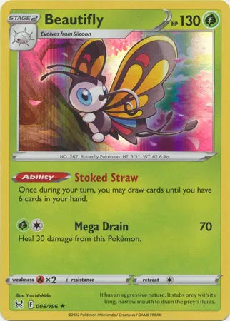 008/196 Beautifly Holofoil