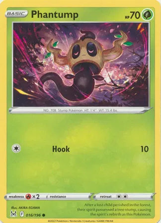 016/196 Phantump Reverse Holo