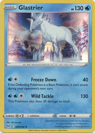 051/196 Glastrier Holofoil - Lost Origin