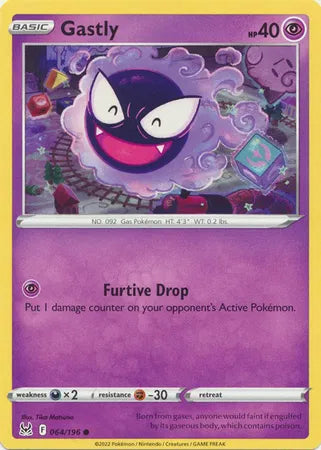 064/196 Gastly Reverse Holo - Lost Origin
