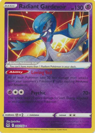 069/196 Radiant Gardevoir - Lost Origin