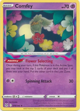 079/196 Comfey Reverse Holo - Lost Origin