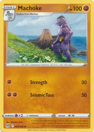 087/196 Machoke Reverse Holo - Lost Origin