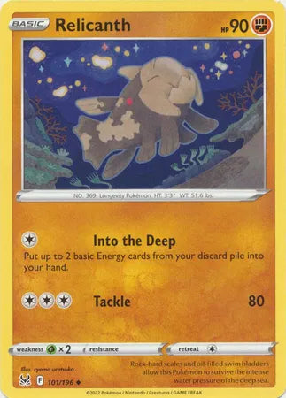 101/196 Relicanth Reverse Holo - Lost Origin