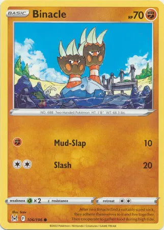106/196 Binacle Reverse Holo - Lost Origin