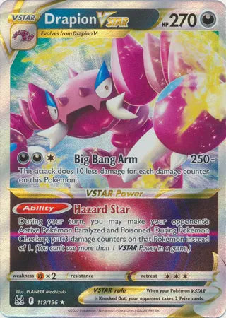 119/196 Drapion VStar - Lost Origin