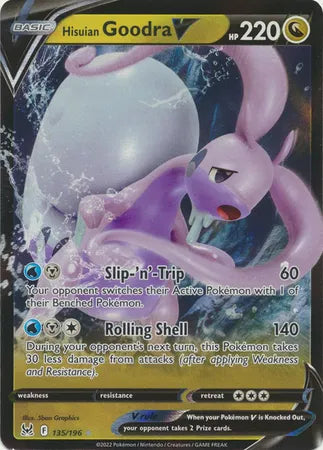 135/196 Hisuian Goodra V - Lost Origin