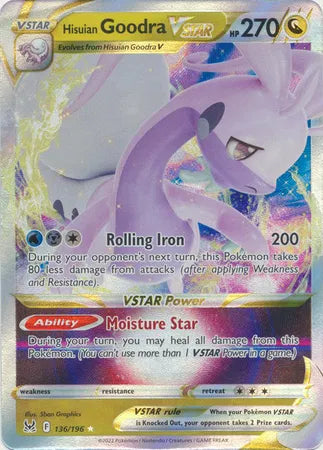 136/196 Hisuian Goodra VSTAR - Lost Origin