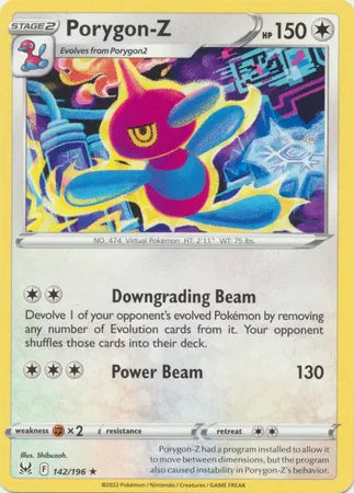 142/196 Porygon-Z Reverse Holo - Lost Origin