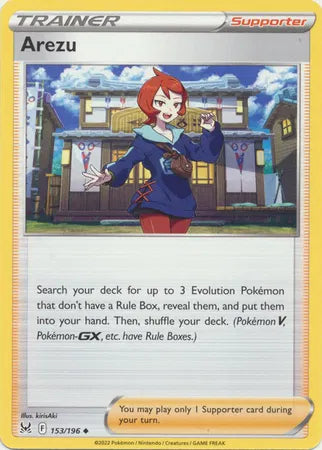 153/196 Arezu Reverse Holo - Lost Origin