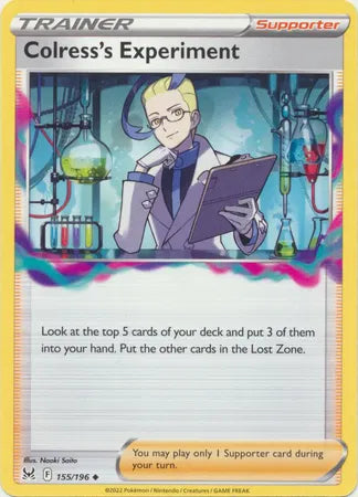 155/196 Colress's Experiment Reverse Holo - Lost Origin