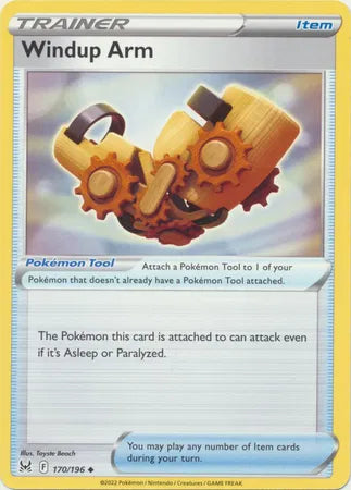 170/196 Windup Arm Reverse Holo - Lost Origin