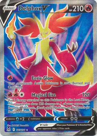 173/196 Delphox V - Lost Origin