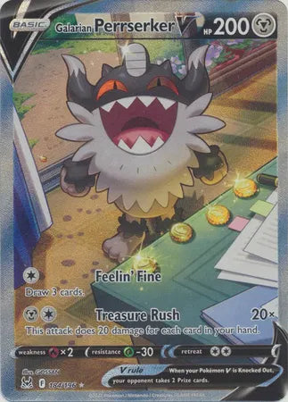 184/196 Galarian Perrserker V - Lost Origin
