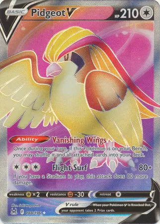188/196 Pidgeot V - Lost Origin