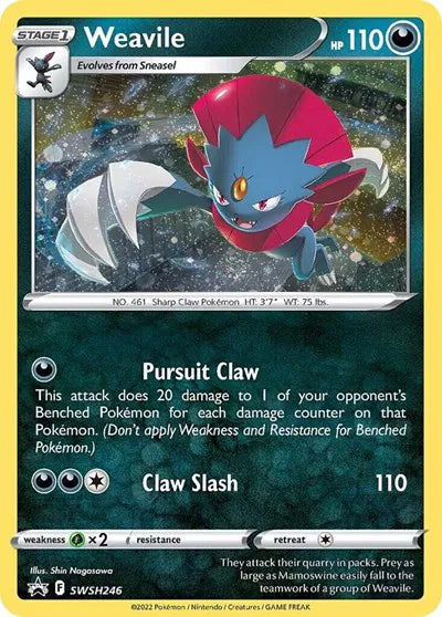SWSH246 Weavile - SWSH Black Star Promo