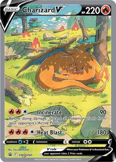 SWSH260 Charizard V - SWSH Black Star Promo