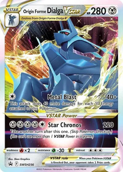 SWSH256 Origin Forme Dialga VStar - SWSH Black Star Promo