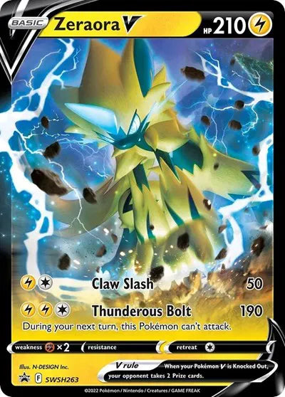 SWSH263 Zeraora V - SWSH Black Star Promo