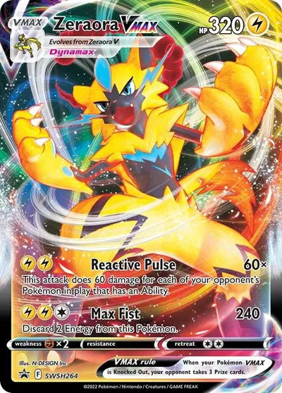 SWSH264 Zeraora VMAX - SWSH Black Star Promo