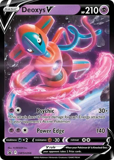 SWSH266 Deoxys V - SWSH Black Star Promo