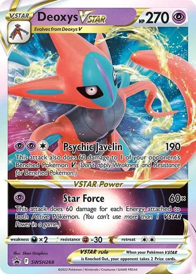 SWSH268 Deoxys VStar - SWSH Black Star Promo