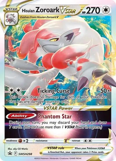 SWSH298 Hisuian Zoroark VSTAR - SWSH Black Star Promo