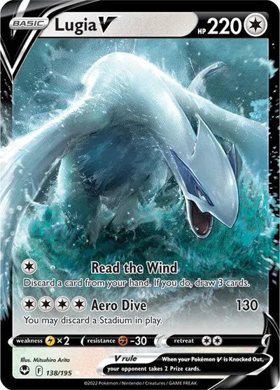 138/195 Lugia V - Silver Tempest