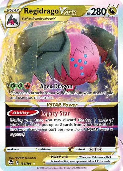 136/195 Regidrago VStar - Silver Tempest