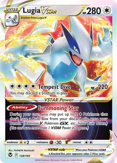 139/195 Lugia VStar - Silver Tempest